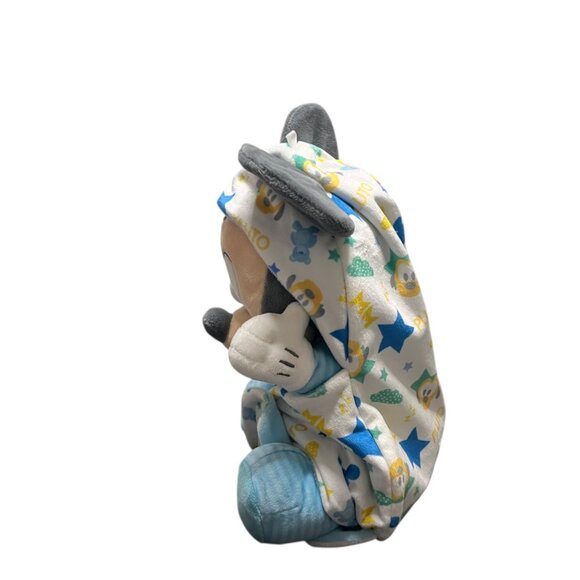 Disney Parks Disney Babies Baby Mickey Mouse Plush with Swaddle Pouch Blanket - Picture 3 of 7